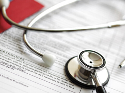 Medical Record Scanning Stethoscope on medical record